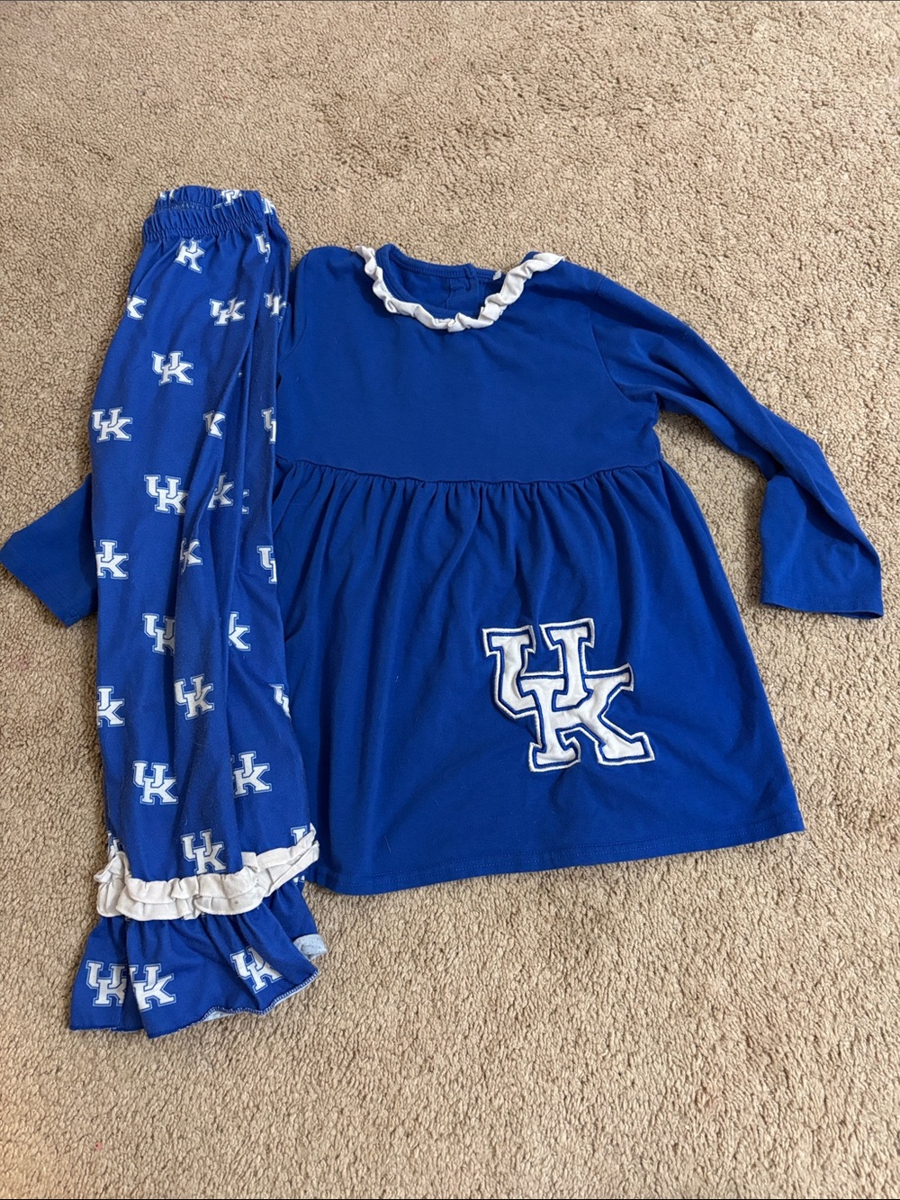 University of Kentucky Blue Size 6 Girls' Set with UK Logo